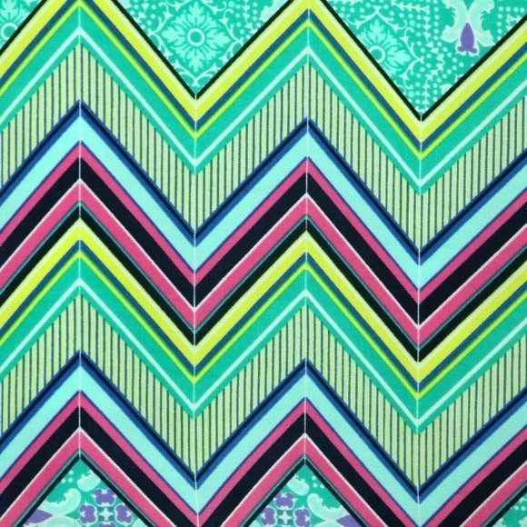 Pink Owl Shift Dress Mint Green Purple Pink Yellow M Medium - Picture 7 of 12